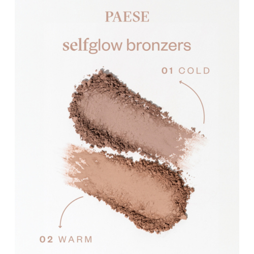 Paese Cosmetics - Selfglow Powder Bronzer - 02: Warm