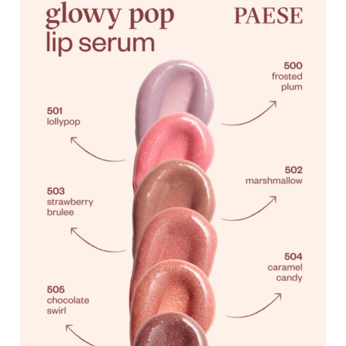 Paese Cosmetics - Lip Serum Glowypop - 500: Frosted Plum