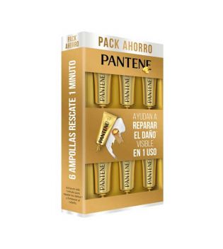 Pantene - Pack of 6 ampoules Rescue1 Minute