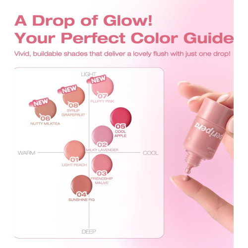 Peripera - Liquid Blush Syrupy Tok Cheek - 004: Sunshine Fig