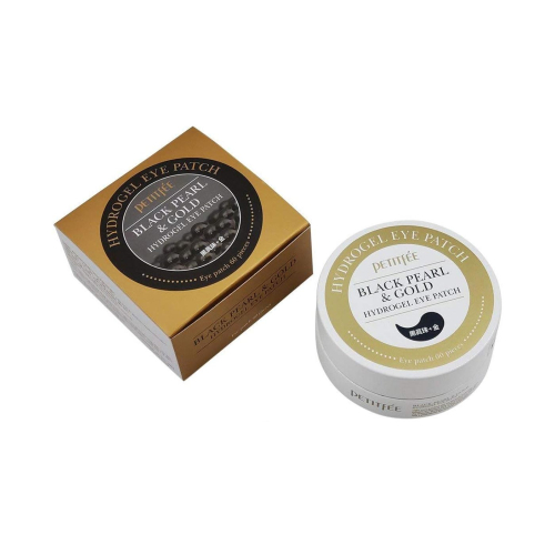 Petitfée - Hydrogel Eye Patches Black Pearl & Gold