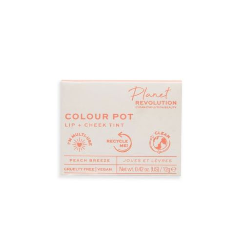 Planet Revolution - The Colour Pot Lip and cheek stain - Peach Breeze