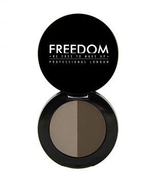 ProArtist Freedom - Powder eyebrow shadow Duo Brow - Medium Brown