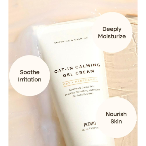 Purito - Soothing Gel Face Cream Oat-in + Panthenol