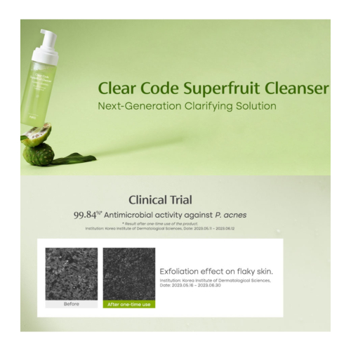 Purito - Facial Cleanser Clear Code Superfruit