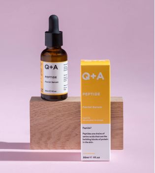 Q+A Skincare - Face serum with peptides