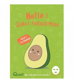 Quret - Hello Friends Mask - Avocado