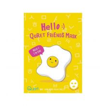 Quret - Face Mask Hello Friends - Egg