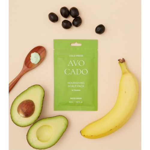 Rated Green - Hydrating Scalp Mask Cold Press 50ml - Avocado