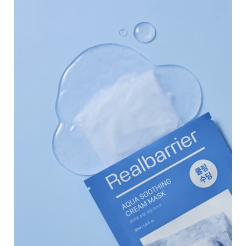 Real Barrier - Face Mask Aqua Soothing Cream Mask