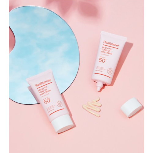 Real Barrier - Sunscreen Peach Fit Tone-up SPF 50 PA++++
