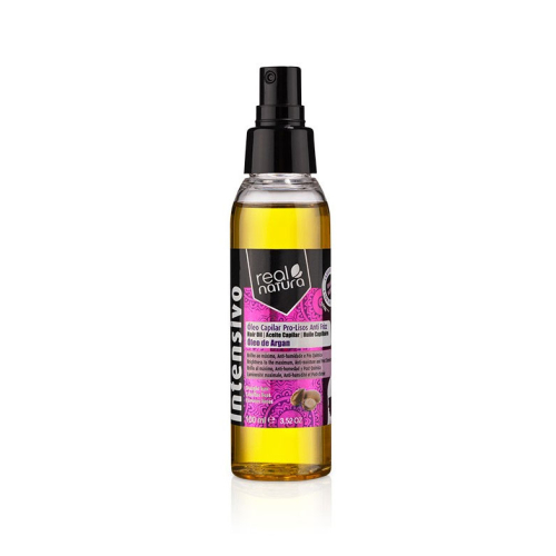 Real Natura - Anti-frizz oil for straight hair with argan