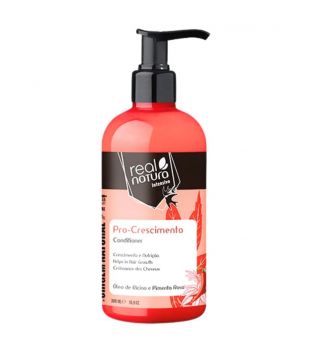 Real Natura - Pro Growth Shampoo - Castor oil and pink pepper