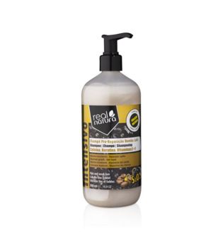Real Natura - Coffee Bomb Pro-repair Shampoo for fine and weak hair