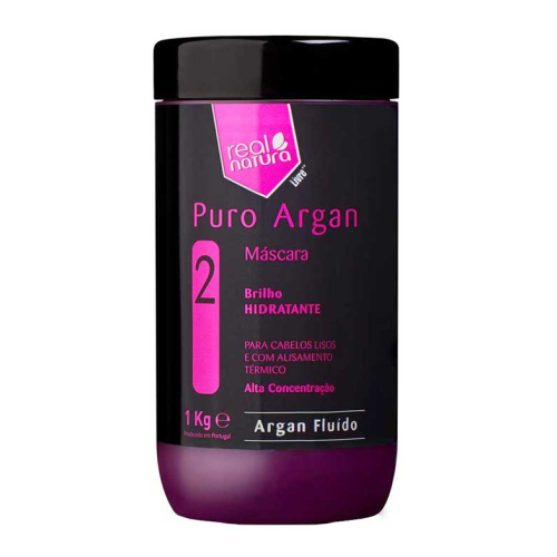 Real Natura - Hair mask for straight hair Puro Argan 1kg