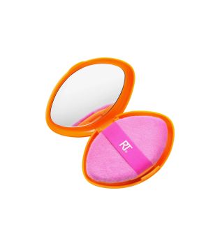 Real Techniques - Multi-Purpose Double-Sided Miracle 2-in-1 Powder Puff + Travel Case