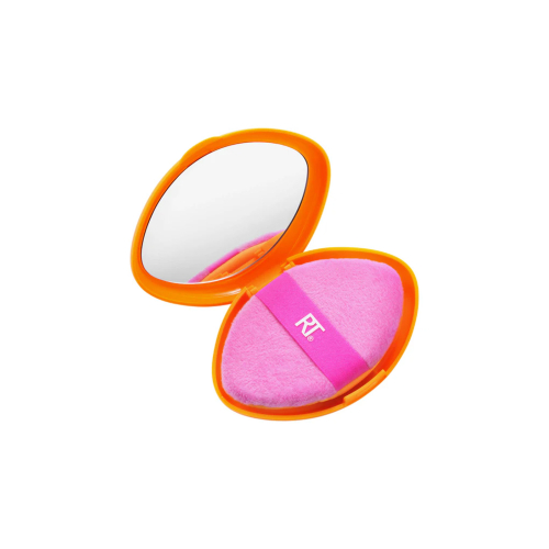 Real Techniques - Multi-Purpose Double-Sided Miracle 2-in-1 Powder Puff + Travel Case