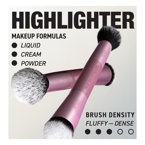 Real Techniques - Double brush for highlighter Highlight & Detail