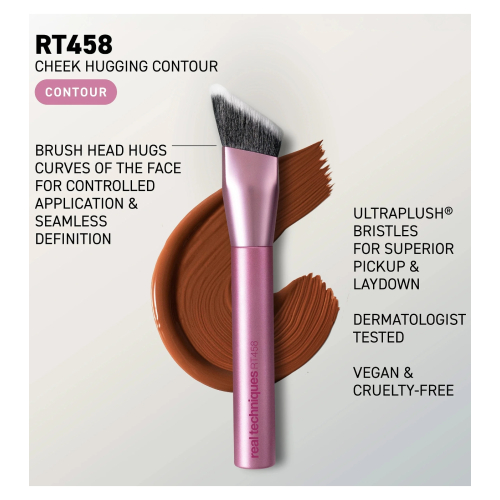 Real Techniques - Contour Brush Cheek Hugging Contour - RT458