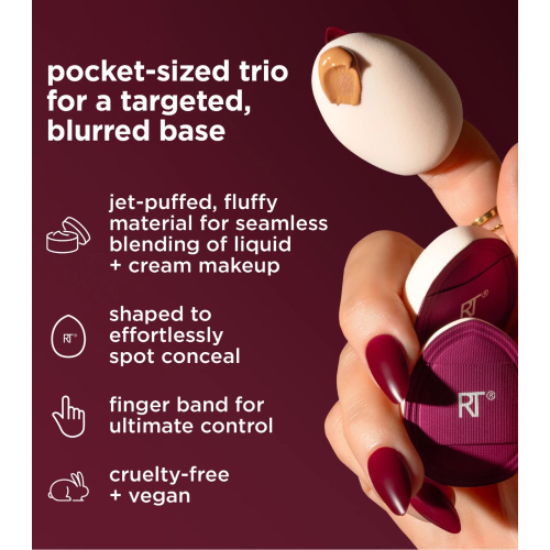 Real Techniques - *Cherry On top* - Set of 3 mini sponges