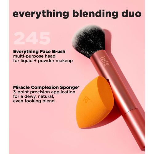 Real Techniques - Brush + sponge duo Everything Blending