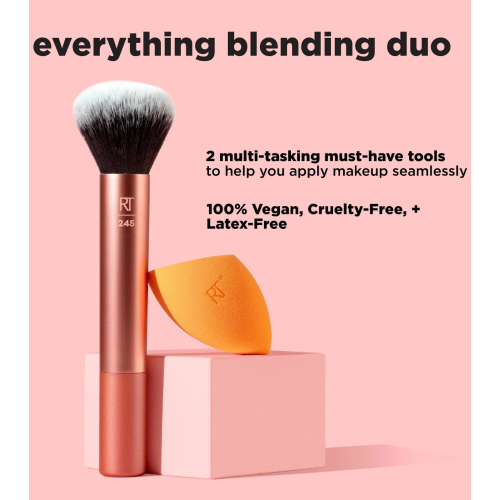 Real Techniques - Brush + sponge duo Everything Blending