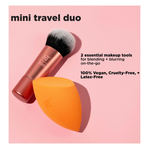 Real Techniques - Mini Travel Brush + Sponge Duo