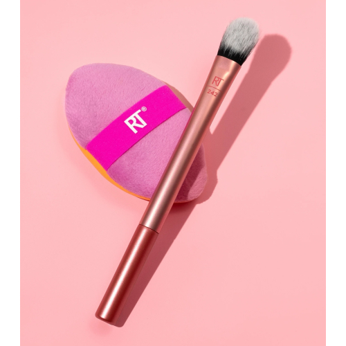 Real Techniques - Brush + sponge duo Precision Perfection