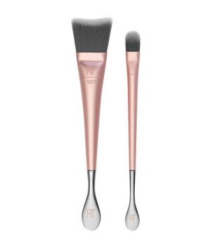Real Techniques - Face & Eye Brush Duo Skincare Brush Duo - 107 + 109