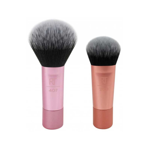 Real Techniques - Mini Foundation & Blush Brush Duo - 407 + 200