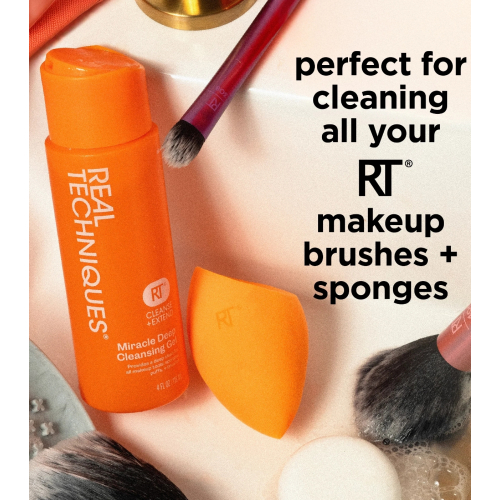 Real Techniques - Brush and Sponge Cleansing Gel Miracle Deep