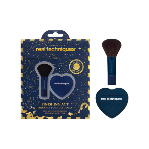 Real Techniques - *Holiday 2026* - Brush set + puff Finishing Act