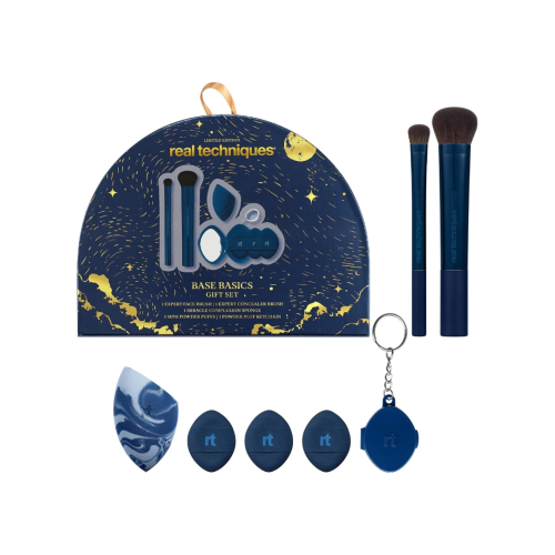 Real Techniques - *Holiday 2026* - Brush set + sponges + keychain Base Basics