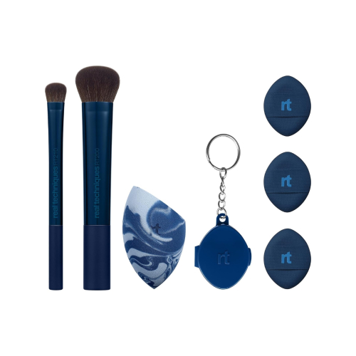 Real Techniques - *Holiday 2026* - Brush set + sponges + keychain Base Basics