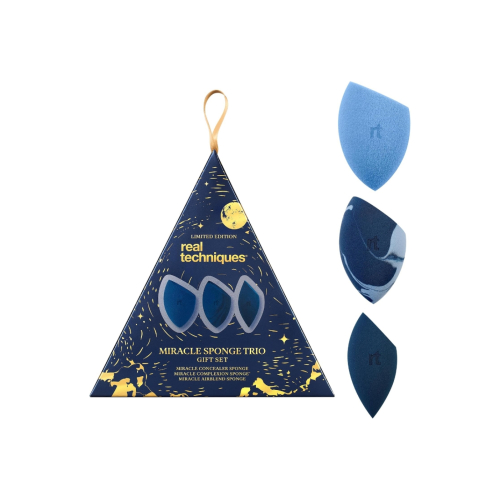 Real Techniques - *Holiday 2026* - Makeup sponge set Miracle Sponge Trio