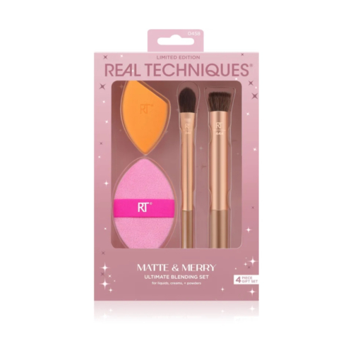 Real Techniques - *Holidays 24* - Brush + sponge set Matte & Merry