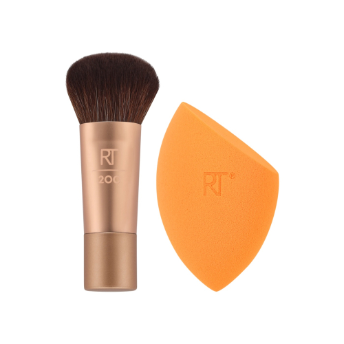 Real Techniques - *Holidays 24* - Mini brush + sponge set Glowstorm