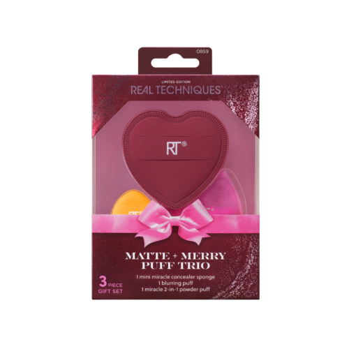 Real Techniques - *Holidays 25* - Makeup Brush Set Matte + Merry Trio