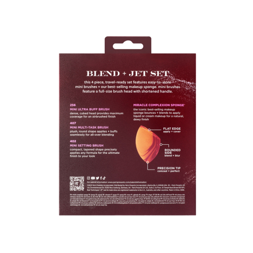 Real Techniques - *Holidays 25* - Brush Set Blend + Jet Set