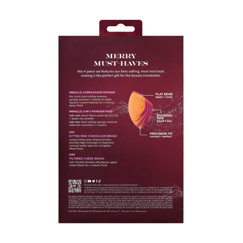 Real Techniques - *Holidays 25* - Brush Set Merry Must-haves Set