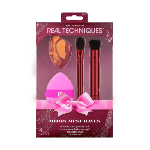 Real Techniques - *Holidays 25* - Brush Set Merry Must-haves Set