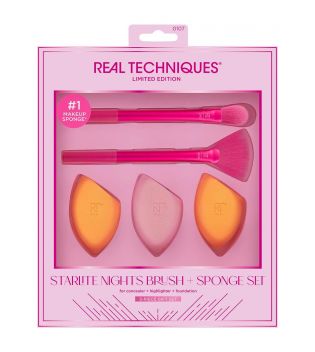 Real Techniques - *Holidays* - Brush set Starlite Nights + Sponges