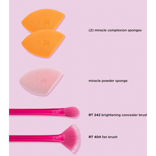 Real Techniques - *Holidays* - Brush set Starlite Nights + Sponges