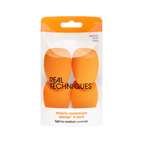 Real Techniques - Pack of 4 makeup sponges Miracle Complexion