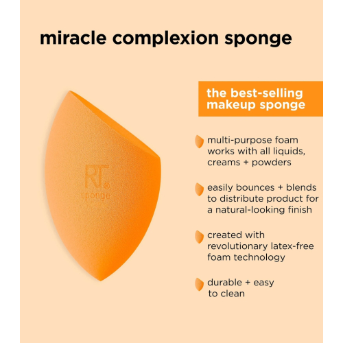 Real Techniques - Pack of 4 makeup sponges Miracle Complexion