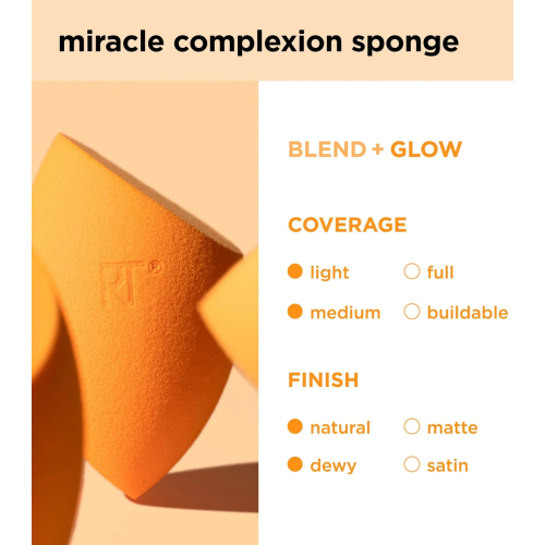 Real Techniques - Pack of 4 makeup sponges Miracle Complexion