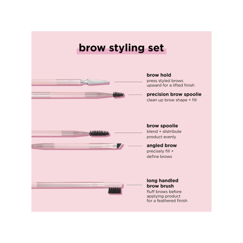 Real Techniques - Set of 3 eyebrow brushes