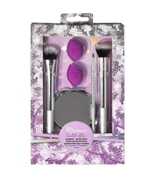 Real Techniques - Poppin' Perfection Brush set + mirror