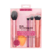 Real Techniques - Everyday Essentials Brushes + Sponge