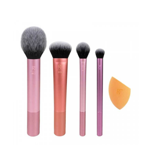Real Techniques - Everyday Essentials Brushes + Sponge